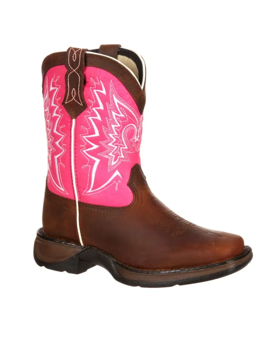 Kids LIL' Let Love Fly Western Boot Durango