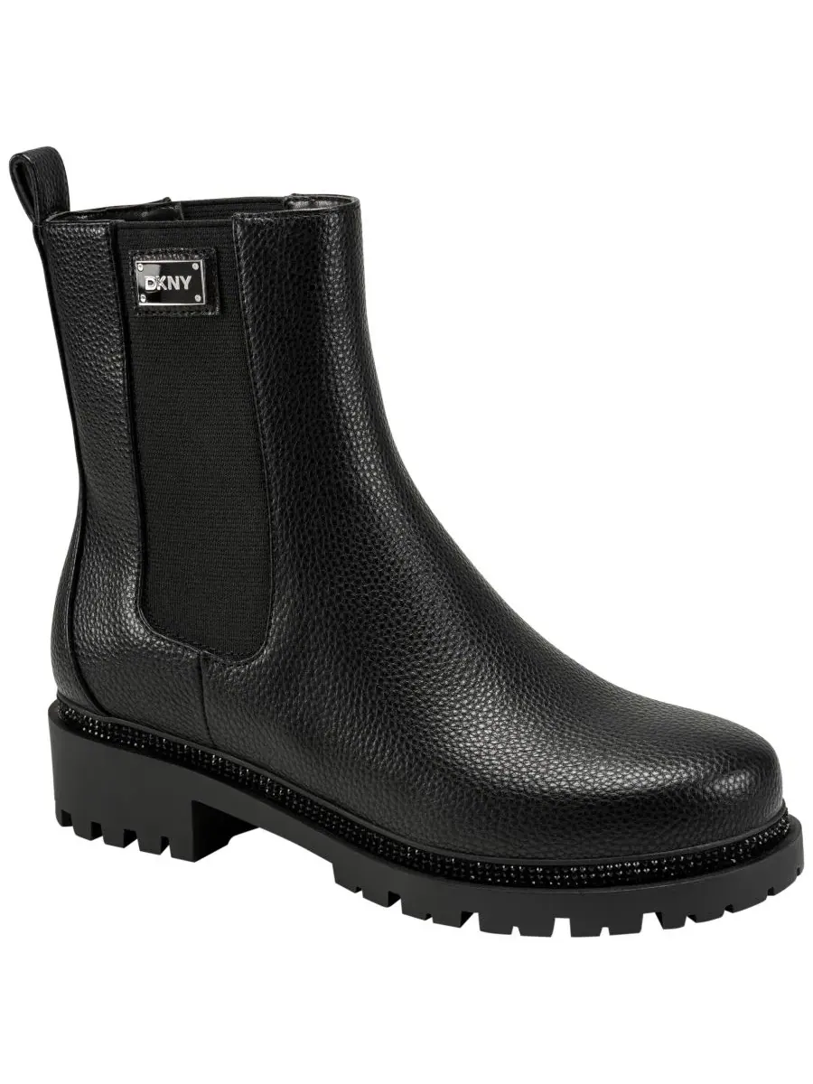 Ботильоны Rick Round Toe с круглым носком DKNY — изображение 1 из 7, черный
