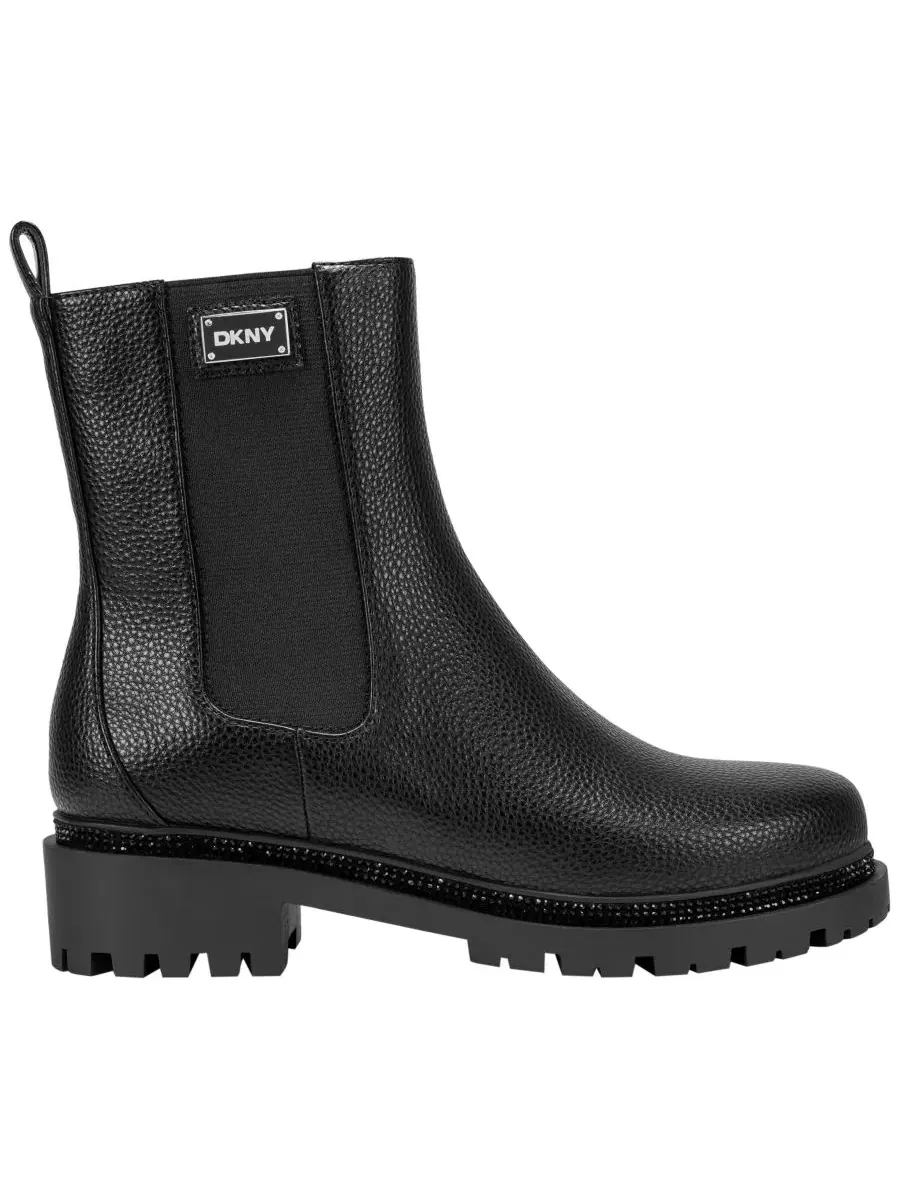 Ботильоны Rick Round Toe с круглым носком DKNY — изображение 2 из 7, черный