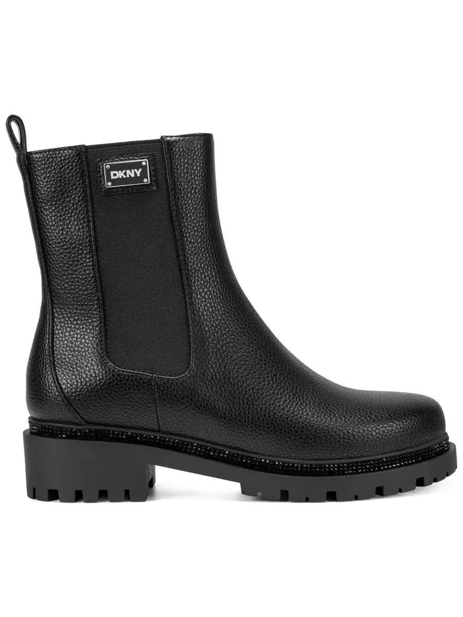 Ботильоны Rick Round Toe с круглым носком DKNY — изображение 6 из 7, черный
