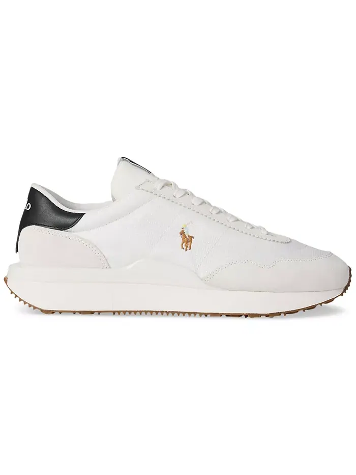 Мужские кроссовки Train 89 на шнурках Polo Ralph Lauren — изображение 4 из 5, белый/мульти