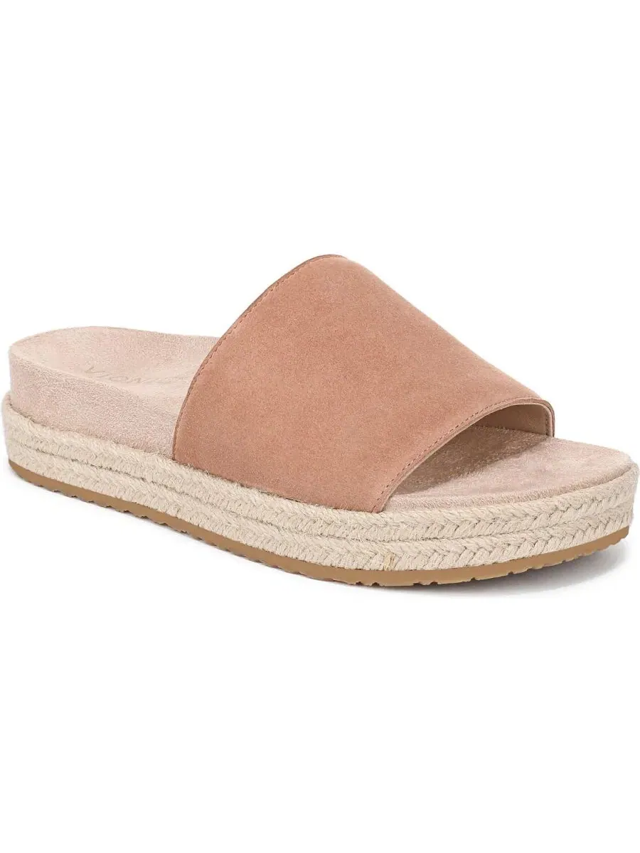 Женские сандалии-эспадрильи Yasmina с платформой, Mocha Mousse Suede Vionic
