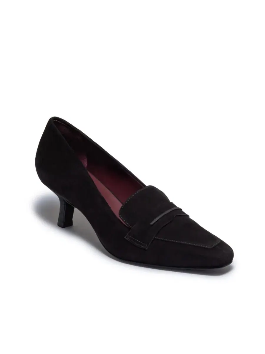 Лоферы на каблуке Safi Loafer Pump Bernardo Footwear — изображение 1 из 4, черный
