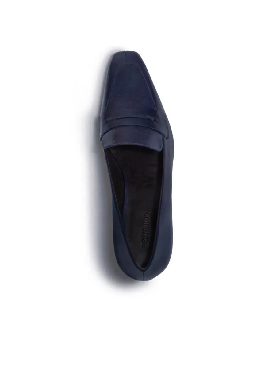 Туфли-лодочки Safi Loafer Pump Bernardo Footwear — изображение 3 из 5, темный темно-синий