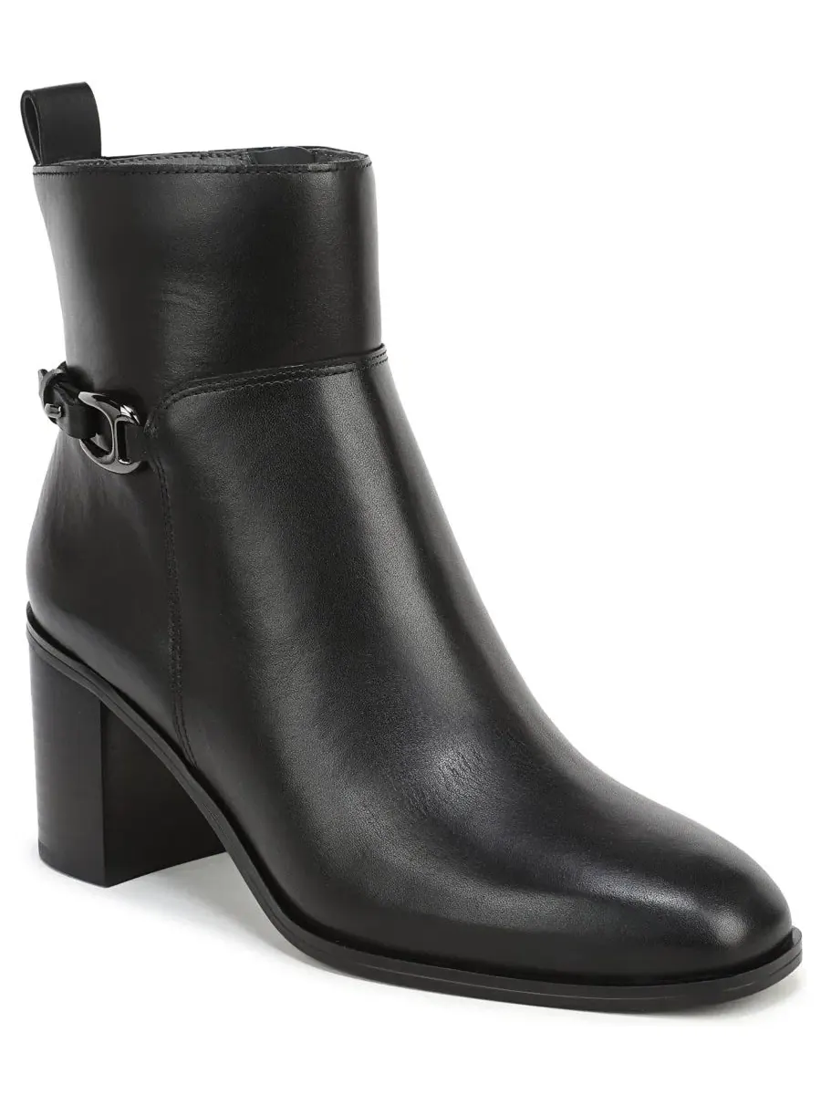 Ботинки женские с квадратным носком на молнии Valya Square Toe Zip Short Boots Franco Sarto