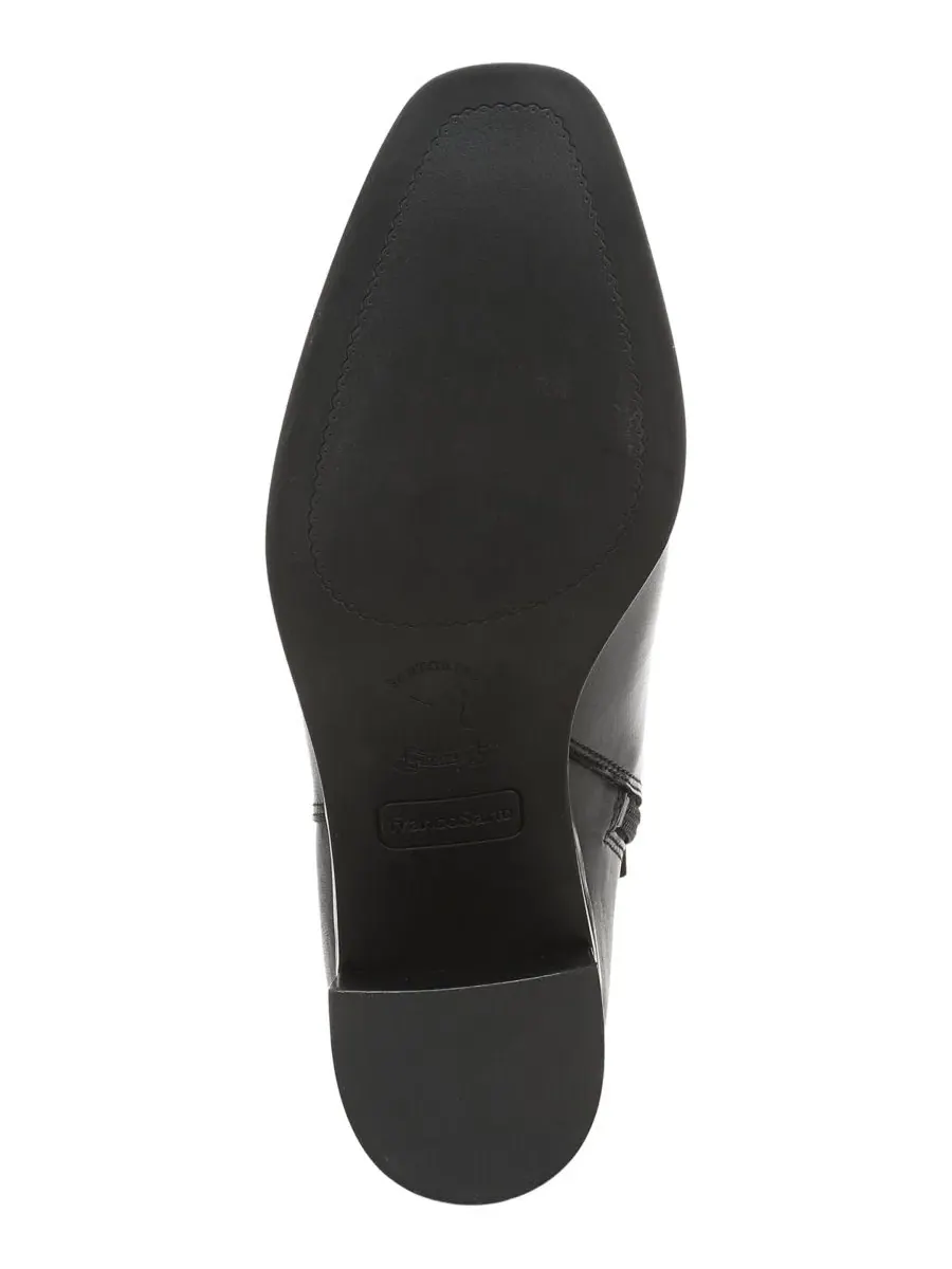 Ботинки женские с квадратным носком на молнии Valya Square Toe Zip Short Boots Franco Sarto — изображение 5 из 5, черный