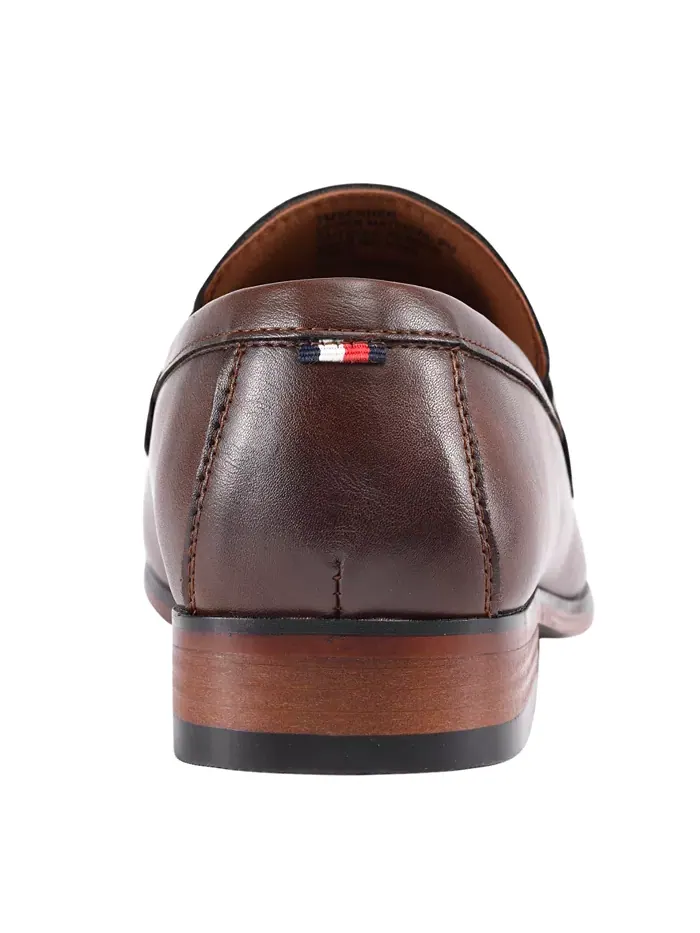 Мужские лоферы Senner Slip On Dress Penny Tommy Hilfiger — изображение 3 из 5, коричневый