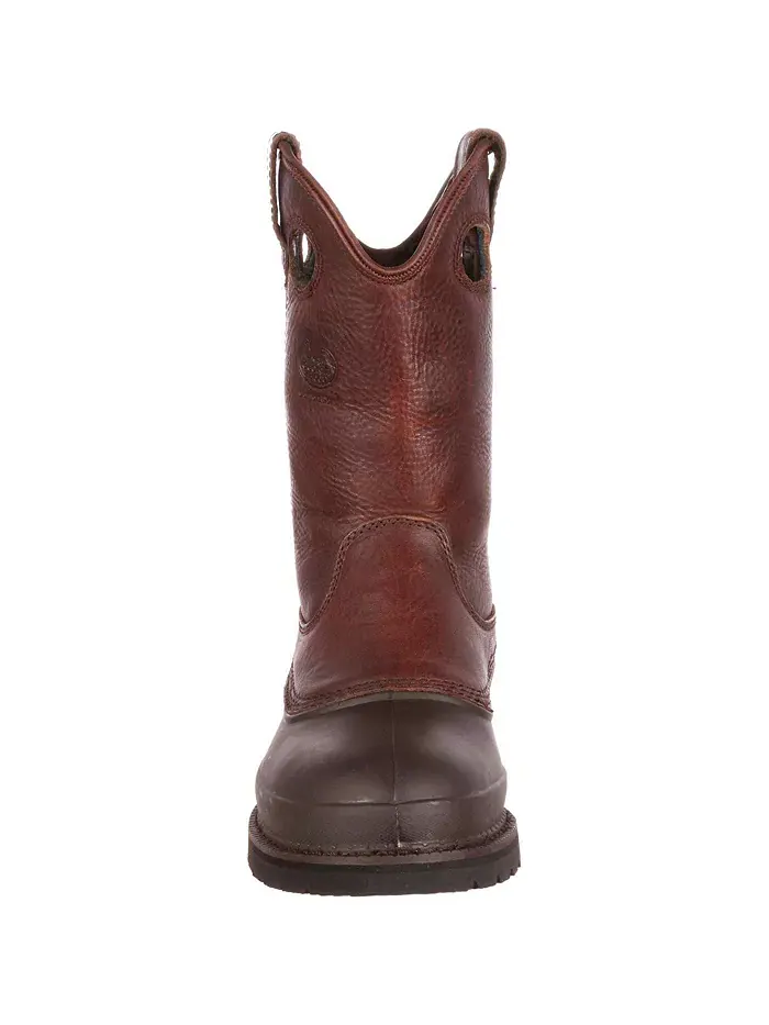 Мужские рабочие ботинки Muddog Wellington со стальным носком GEORGIA BOOT — изображение 3 из 7, коричневый