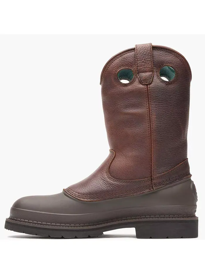 Мужские рабочие ботинки Muddog Wellington со стальным носком GEORGIA BOOT — изображение 5 из 7, коричневый