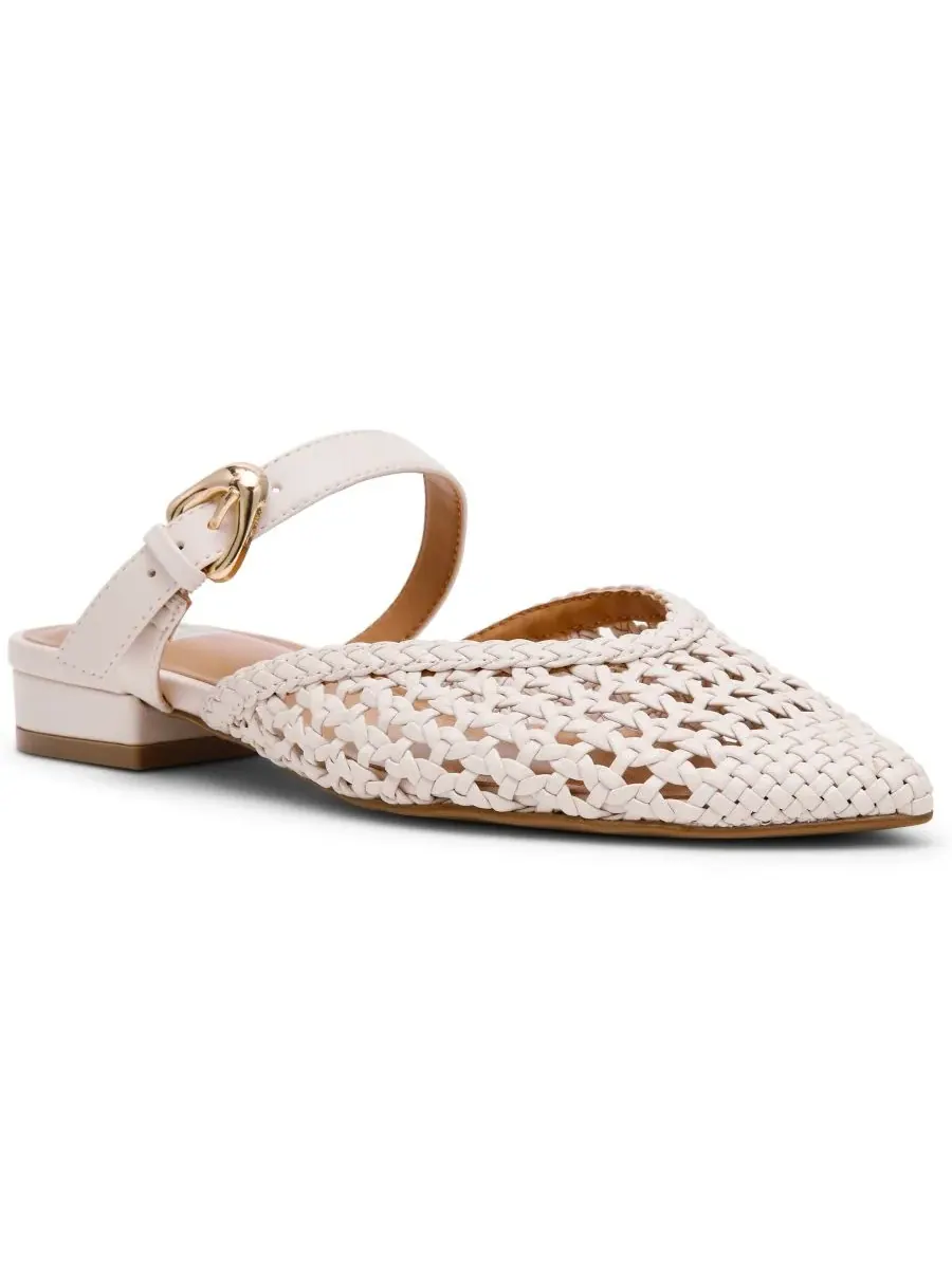 Женские мюли Domainica с плетеной пряжкой DV Dolce Vita, айвори woven