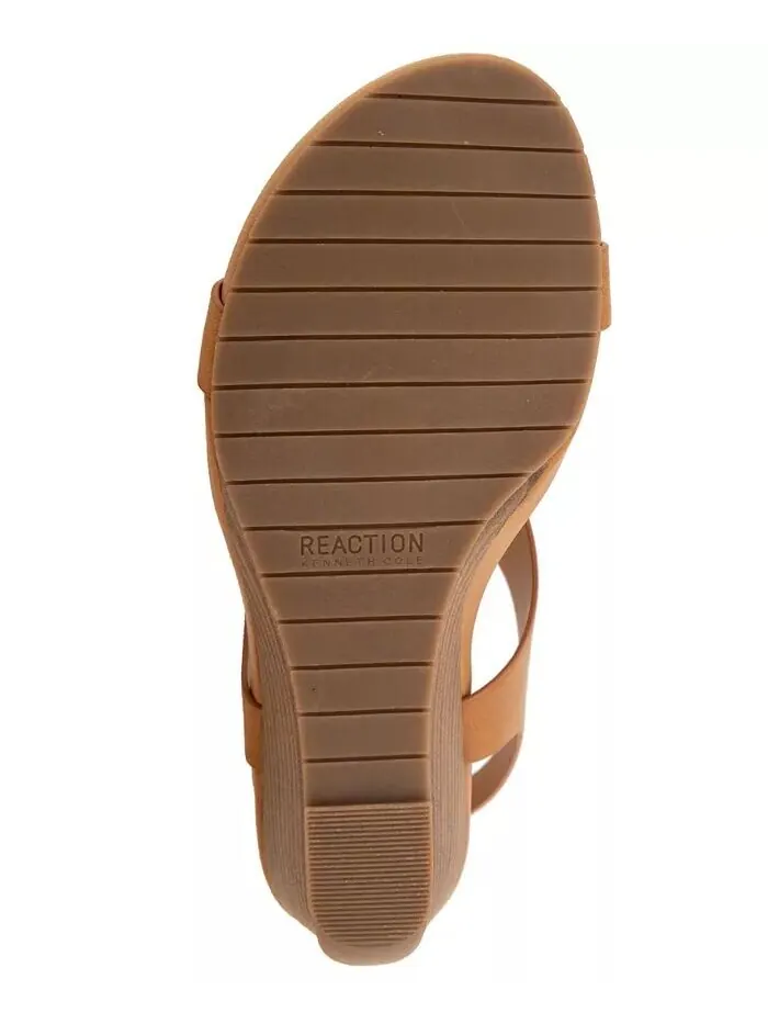 Женские босоножки Greatly Thong Almond Toe на танкетке Kenneth Cole Reaction — изображение 7 из 8, верблюжий