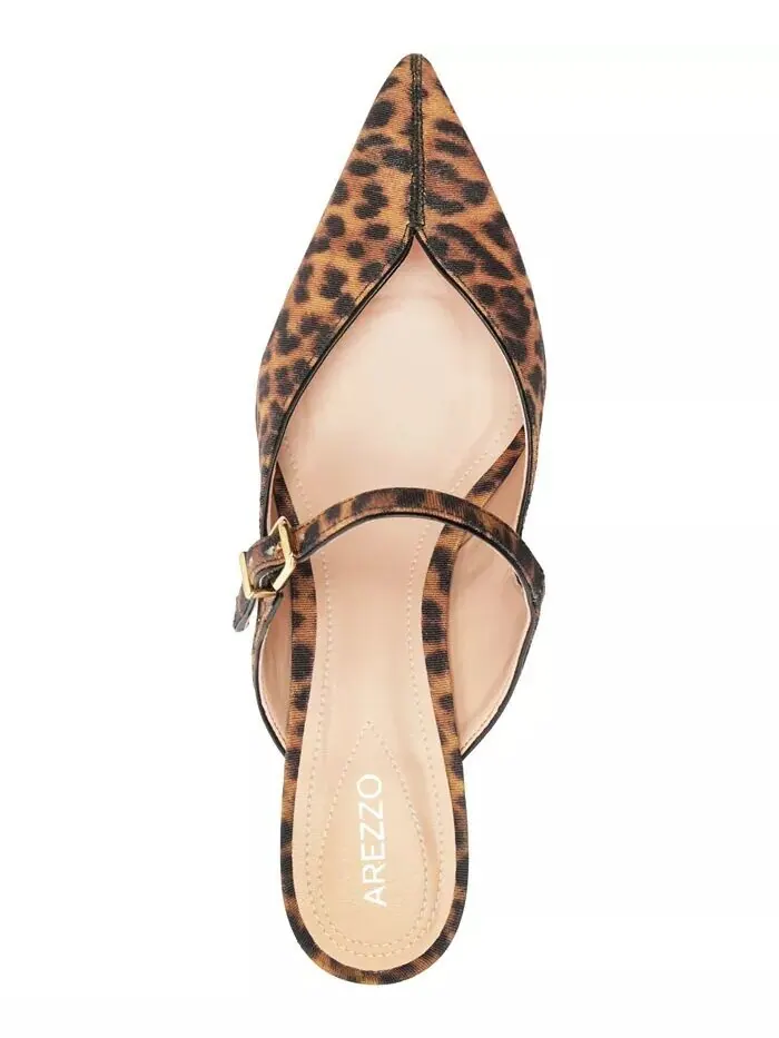 Женские мюли Annabelle Low Stiletto Arezzo — изображение 4 из 5, землистый