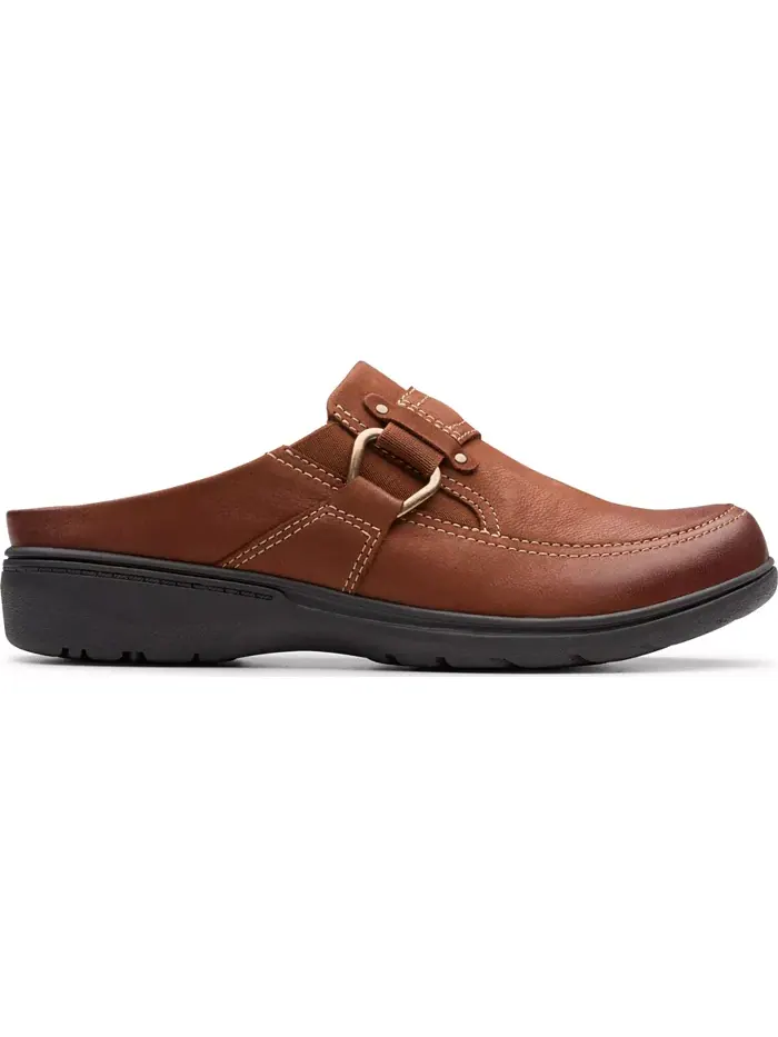 Мюли женские Clarks Carleigh Viola, круглый носок — изображение 2 из 5, бежевый