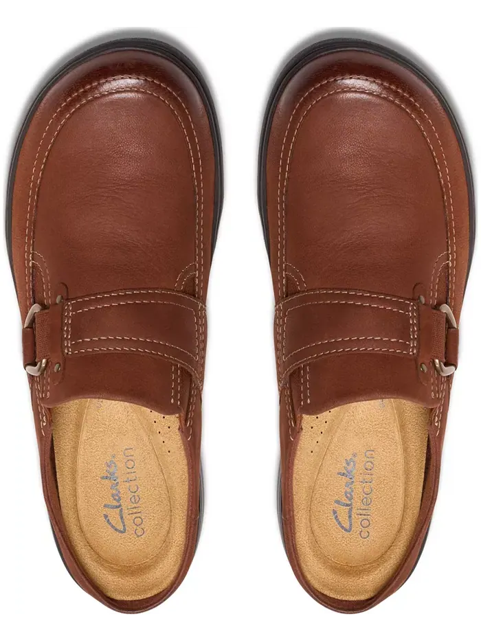 Мюли женские Clarks Carleigh Viola, круглый носок — изображение 4 из 5, бежевый