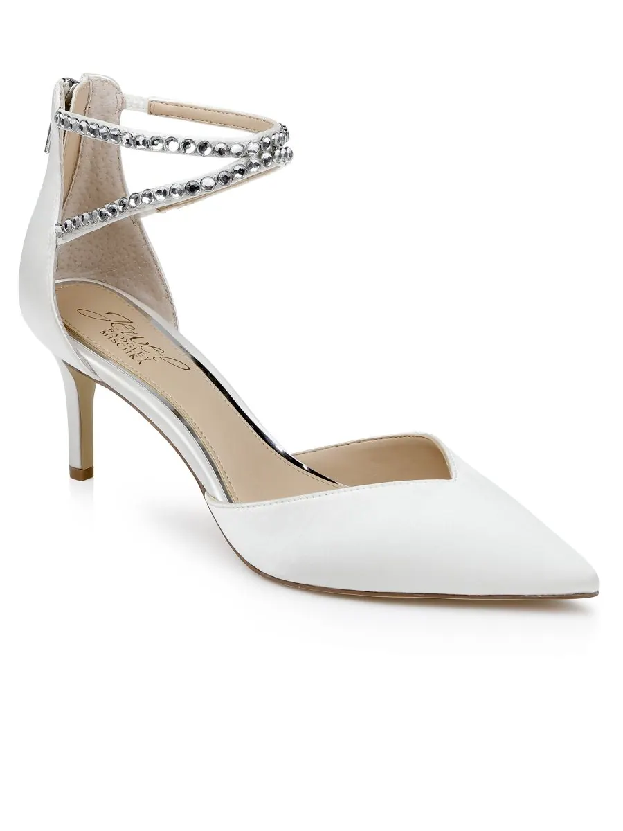 Женские вечерние туфли Emmi Jewel Badgley Mischka — изображение 1 из 6, слоновая кость