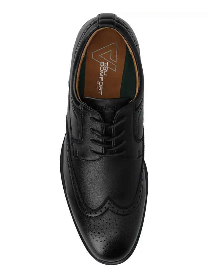 Мужские классические оксфорды Cormac Comfort Flexible Wingtip Vance Co. — изображение 4 из 5, черный