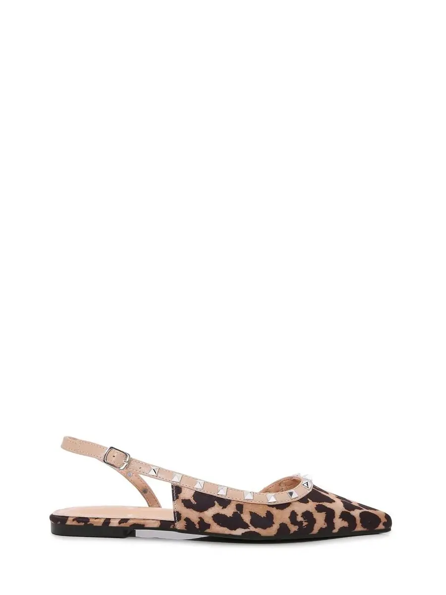 OdinaPyramid Stud Flats BERNESS, леопард — изображение 2 из 6, леопардовый