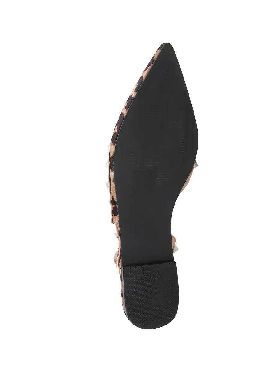 OdinaPyramid Stud Flats BERNESS, леопард — изображение 5 из 6, леопардовый