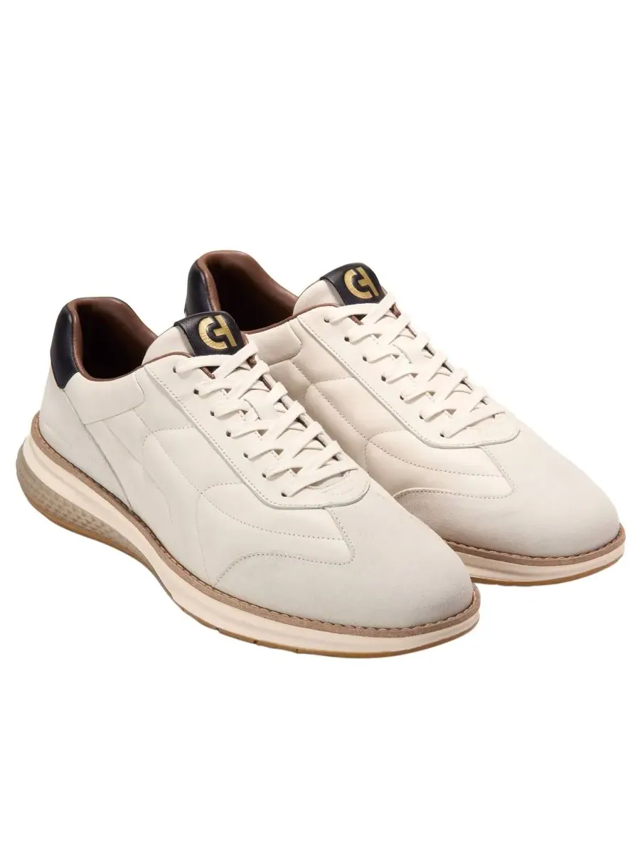 Мужские кроссовки GrandPro Touchline Energyweave на шнуровке Cole Haan, айвори/серебро birch — изображение 9 из 10, бежевый