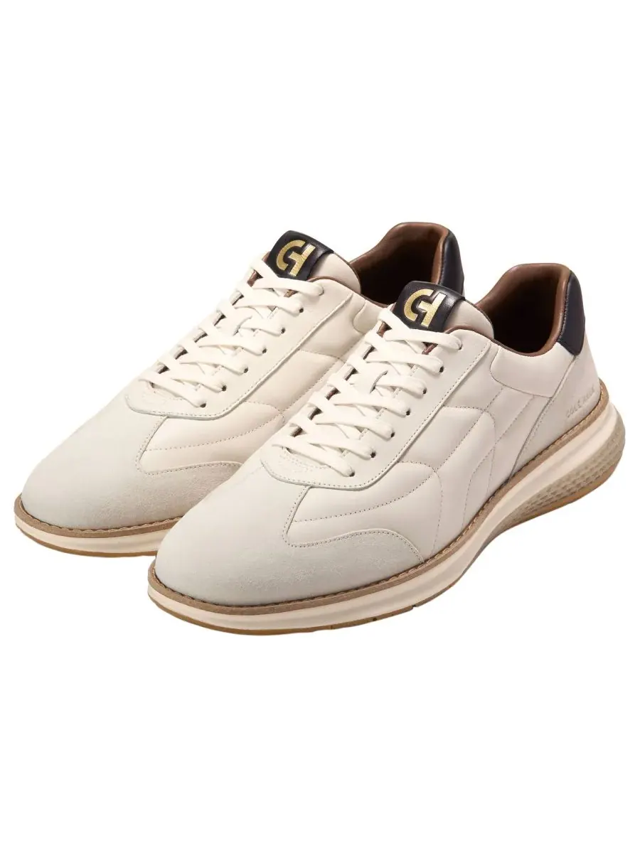 Мужские кроссовки GrandPro Touchline Energyweave на шнуровке Cole Haan, айвори/серебро birch — изображение 10 из 10, бежевый
