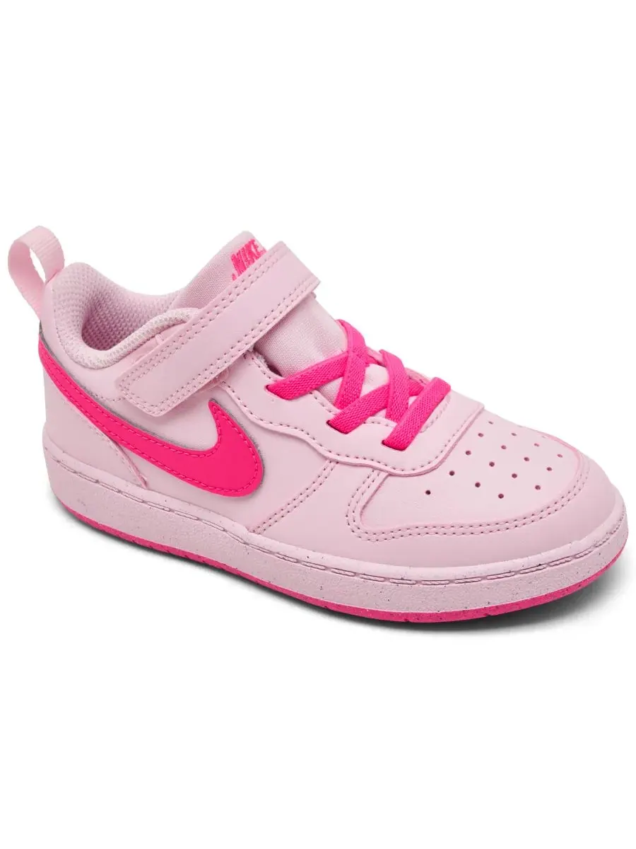 Детские кроссовки Toddler Kids Court Borough Low Recraft с застежкой-ремешком от Finish Line Nike
