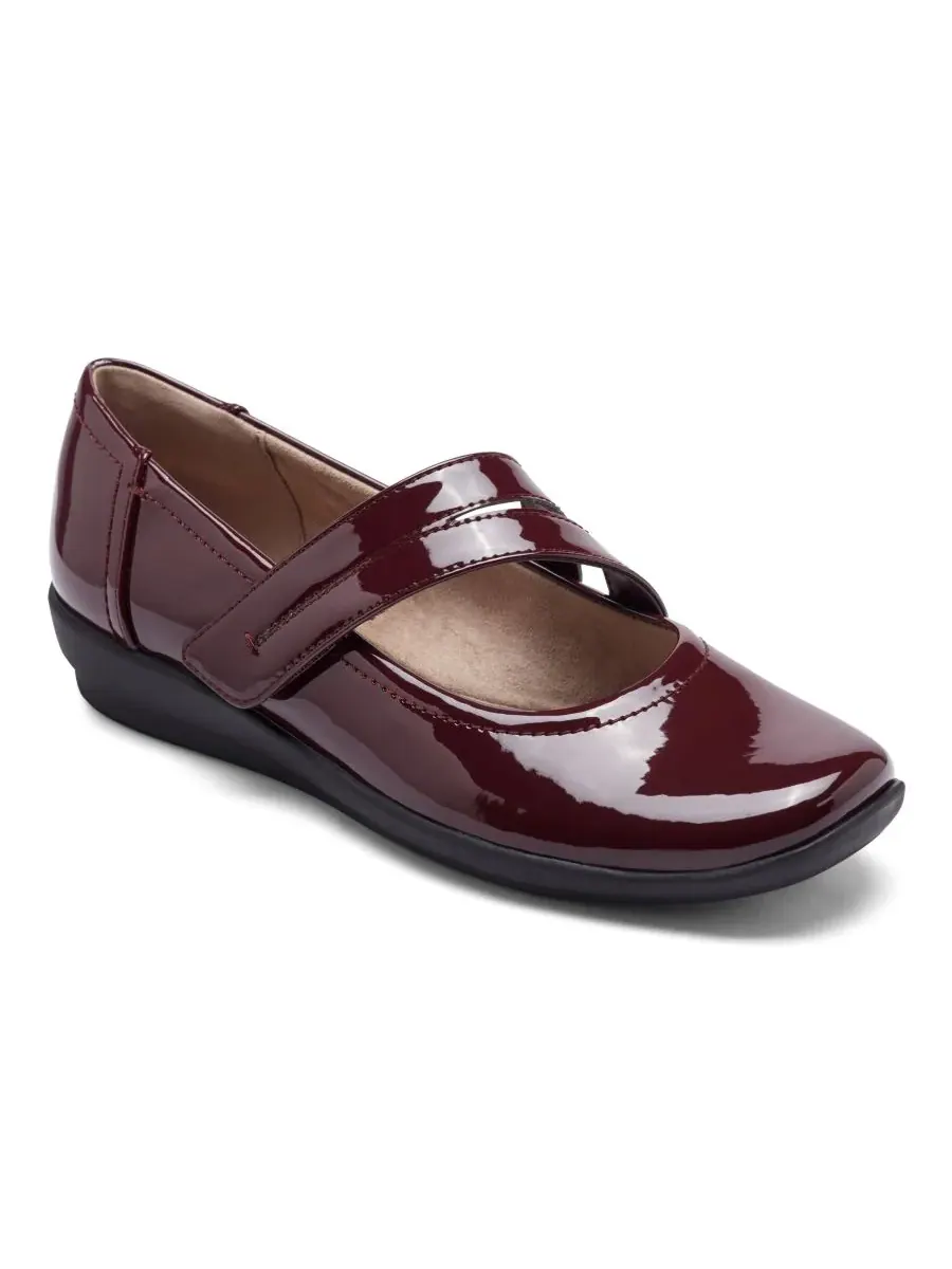 Женские балетки Aranza Mary Jane Easy Spirit — изображение 1 из 5, темный красный