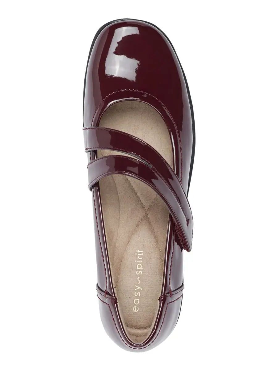 Женские балетки Aranza Mary Jane Easy Spirit — изображение 4 из 5, темный красный