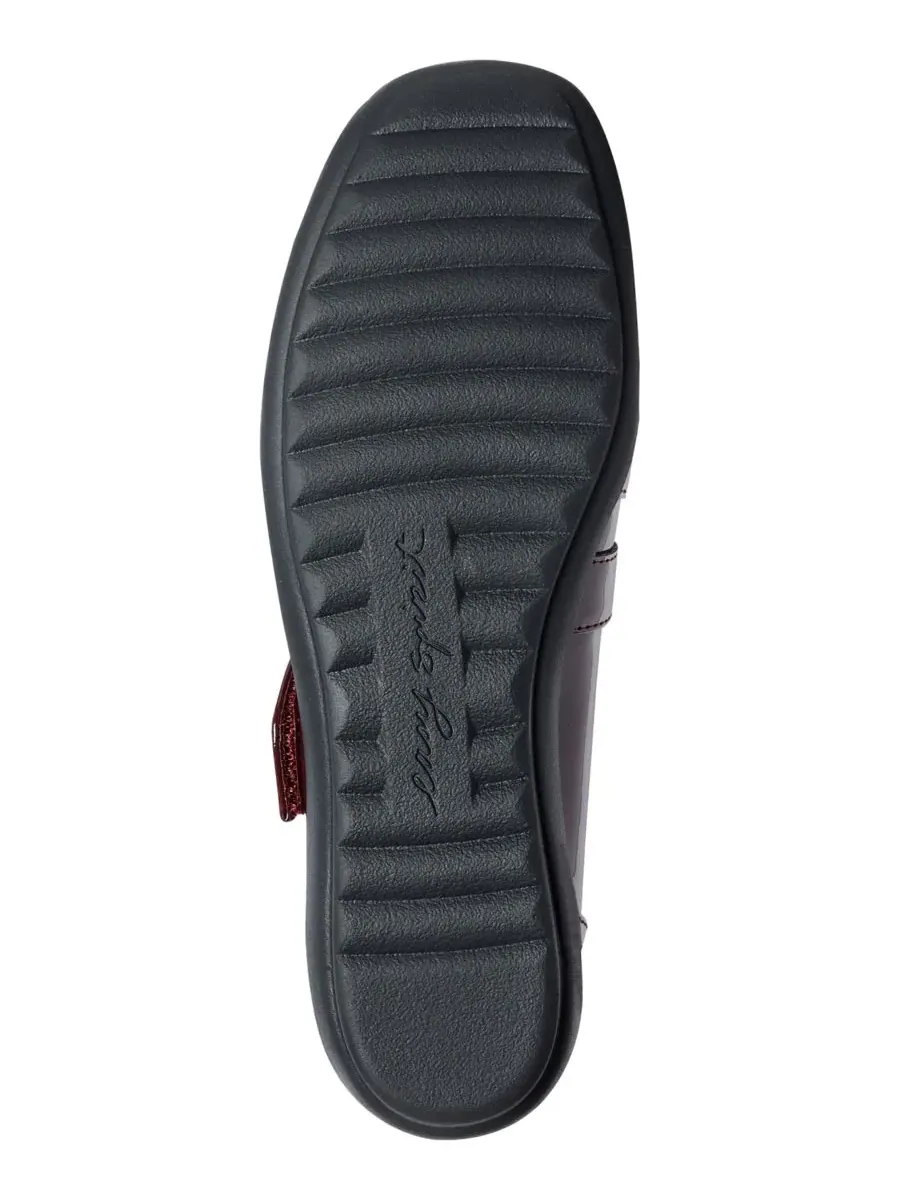 Женские балетки Aranza Mary Jane Easy Spirit — изображение 5 из 5, темный красный