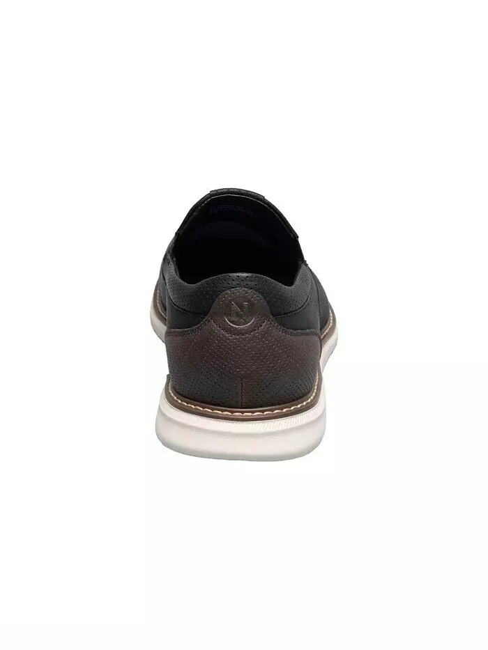 Мужские повседневные туфли Chase Slip On Nunn Bush — изображение 4 из 7, черный