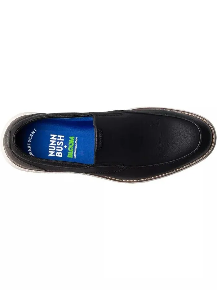 Мужские повседневные туфли Chase Slip On Nunn Bush — изображение 6 из 7, черный