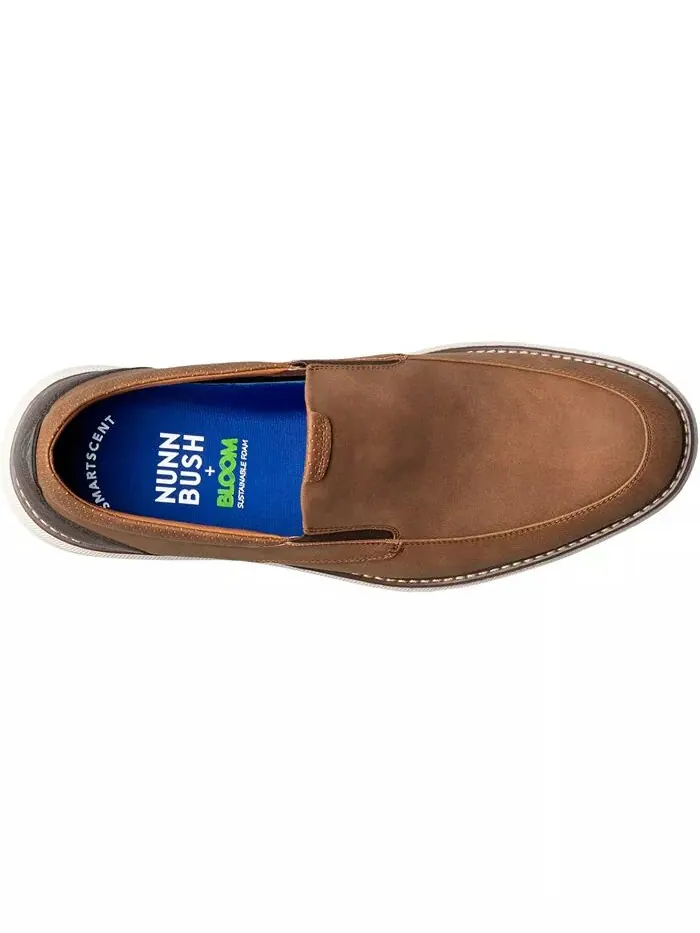 Мужские повседневные туфли Chase Slip On Nunn Bush — изображение 6 из 7, коричневый