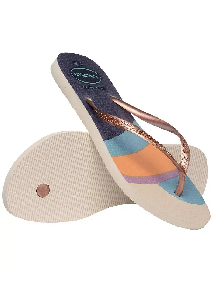 Женские сандалии Palette с круглым носком и узкой колодкой Havaianas — изображение 5 из 6, бежевый