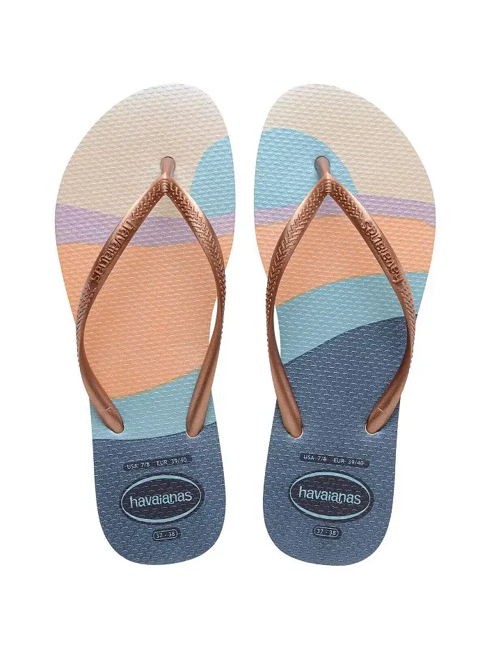 Женские сандалии Palette с круглым носком и узкой колодкой Havaianas — изображение 6 из 6, бежевый