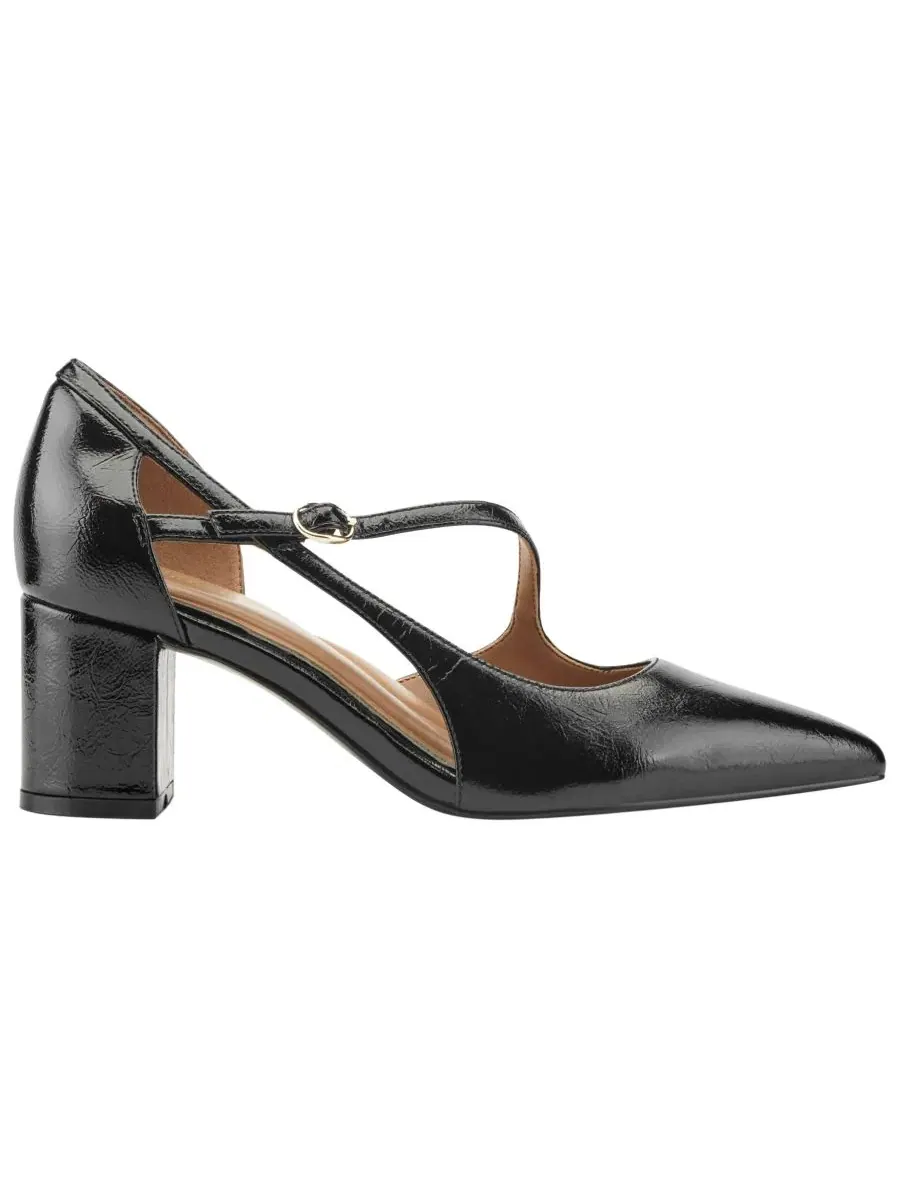 Туфли Nerina eFlex Leather с асимметричным ремешком Easy Spirit — изображение 2 из 5, черный