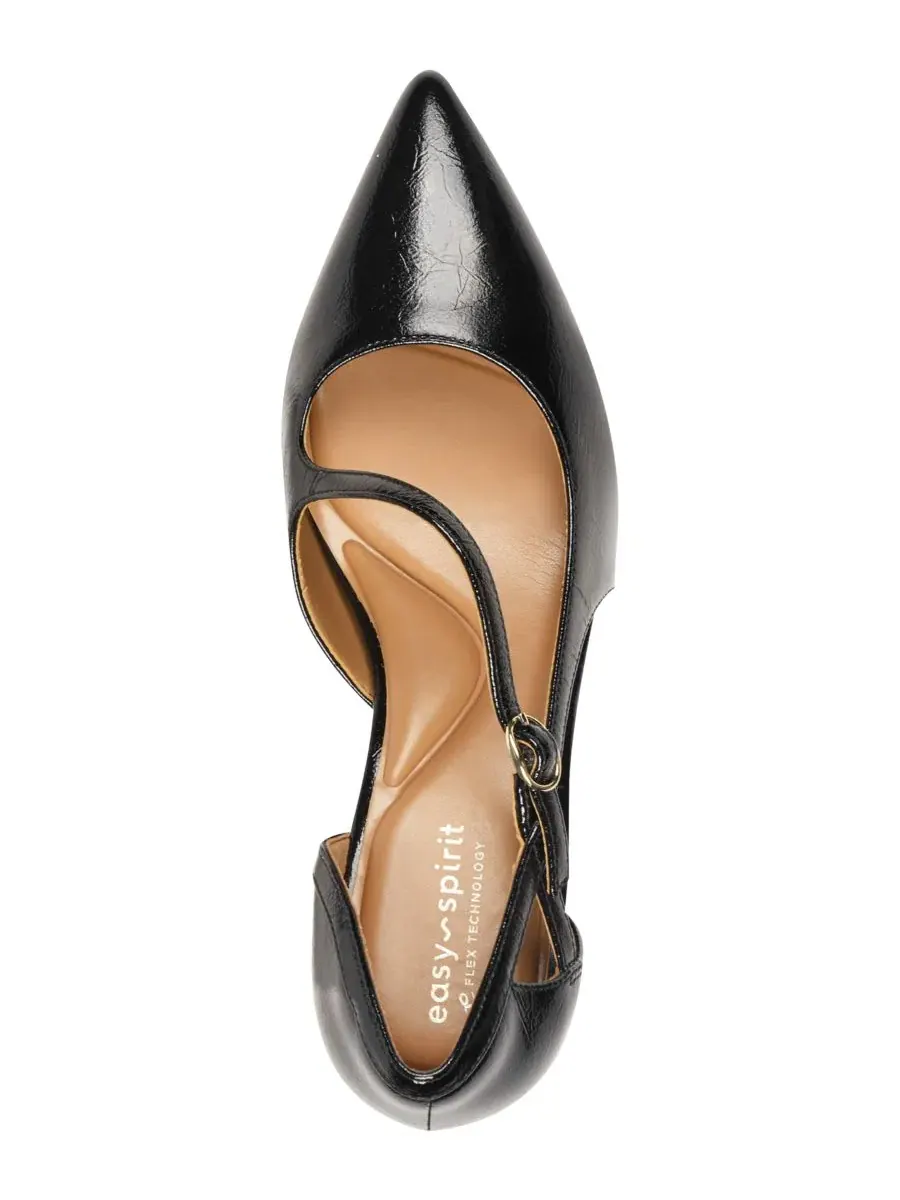 Туфли Nerina eFlex Leather с асимметричным ремешком Easy Spirit — изображение 4 из 5, черный