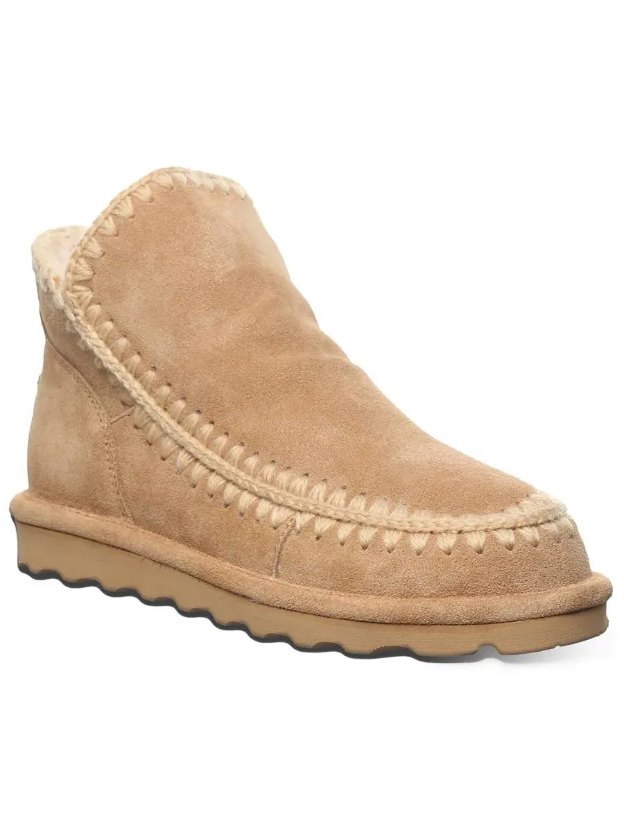 Зимние ботильоны с боковым вязаным декором BEARPAW — изображение 1 из 8, айс кофе