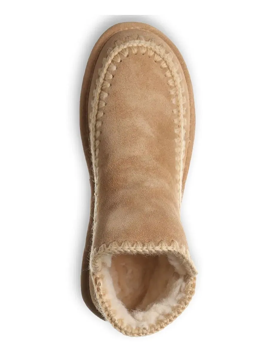 Зимние ботильоны с боковым вязаным декором BEARPAW — изображение 4 из 8, айс кофе