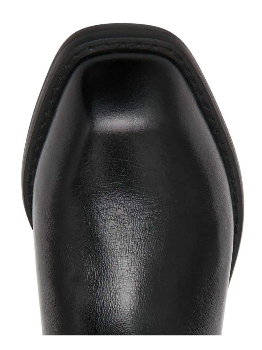 Ботинки с квадратным носком Primo Mid-Shaft Engineer Steve Madden — изображение 4 из 7, черный
