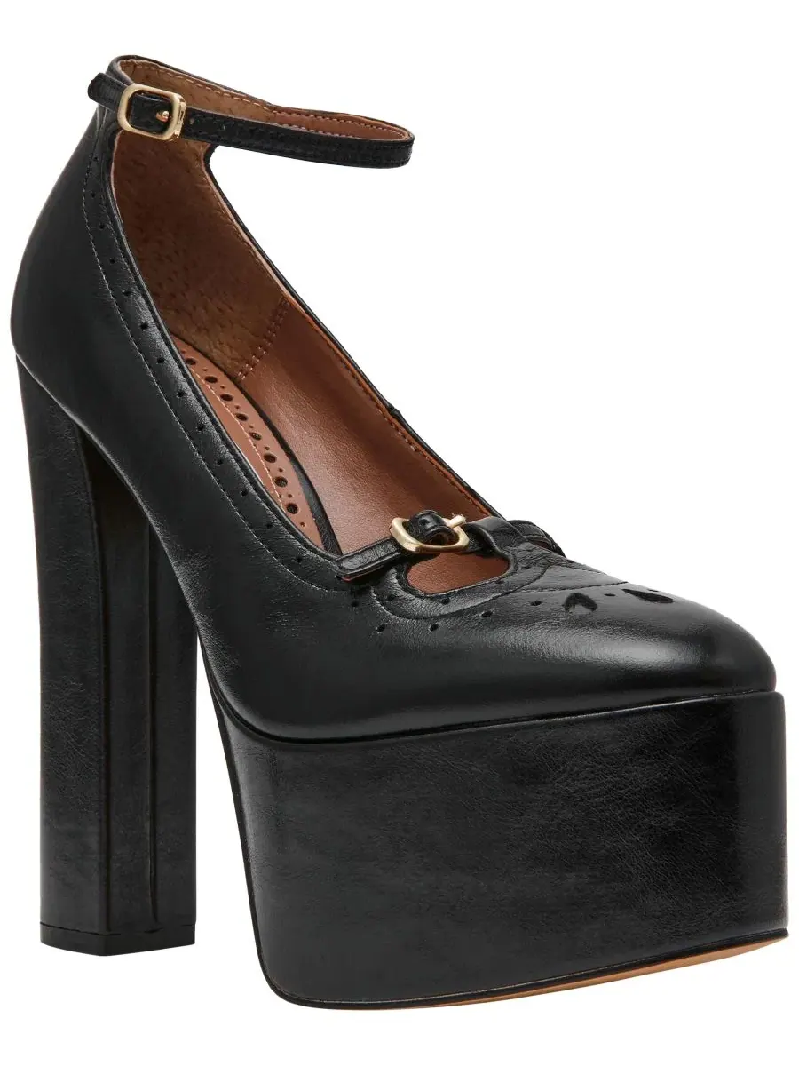 Туфли на каблуке Saxon High с платформой, модель Brogue Steve Madden