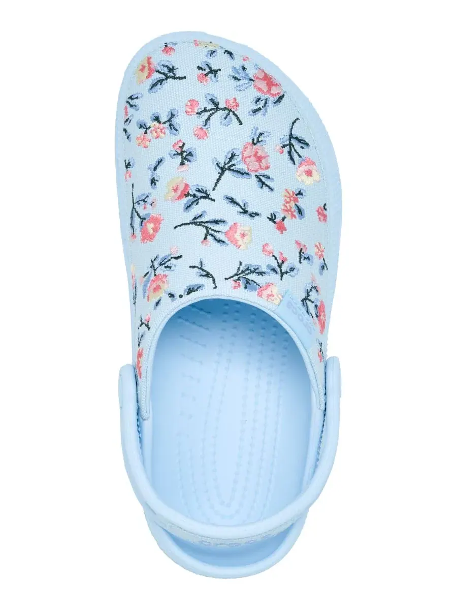 Клоги с флористическим принтом Classic Crafted Floral Crocs — изображение 5 из 6, синий