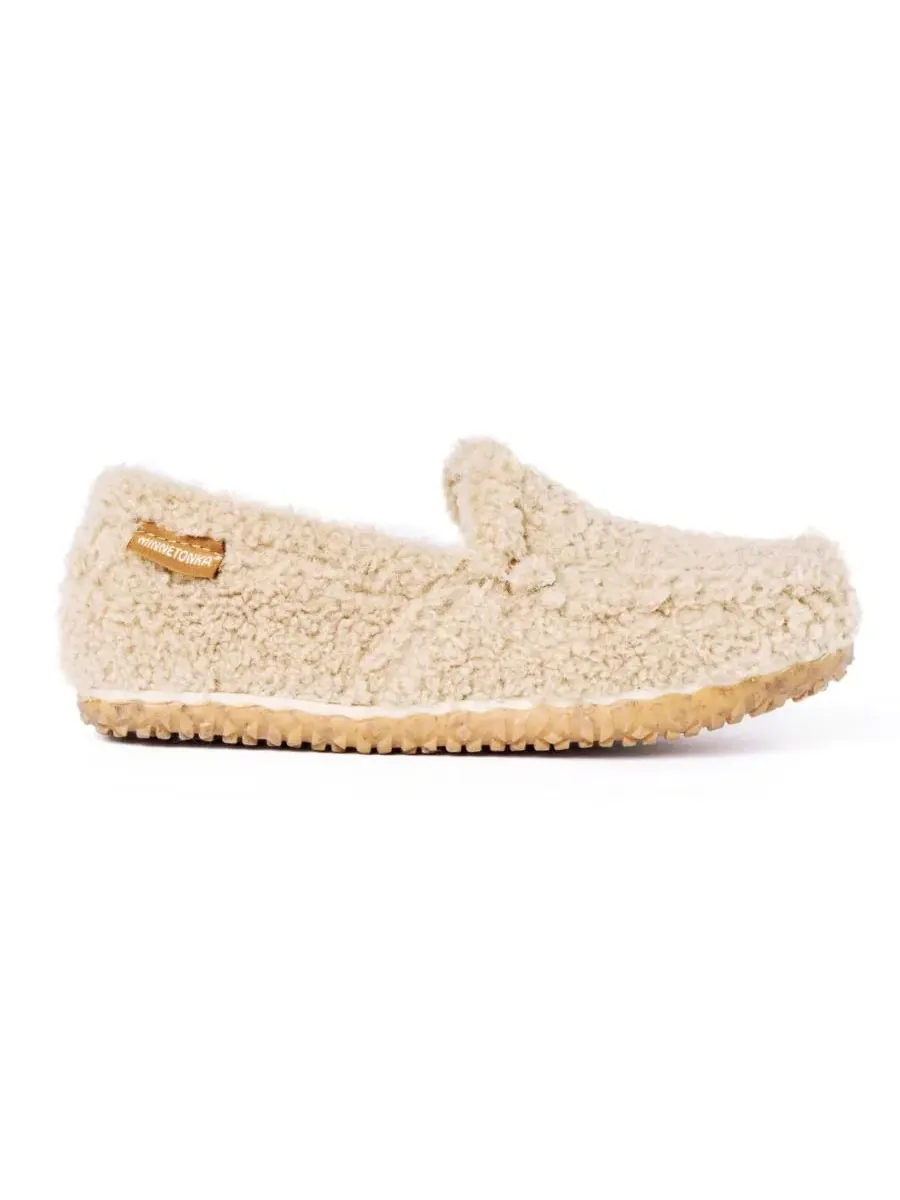 Женские тапочки-мокасины Tempe Minnetonka — изображение 3 из 5, бежевый