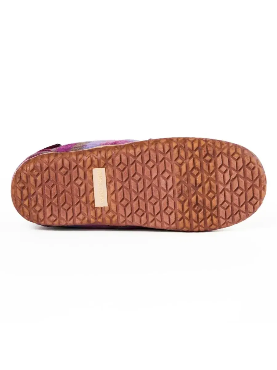 Тапочки-мокасины с мехом, модель Tempe Minnetonka — изображение 5 из 5, фиолетовый