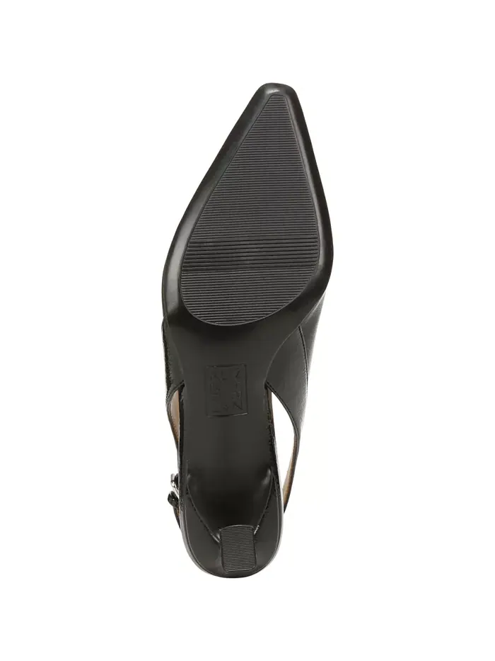 Женские туфли-лодочки Tansy Snip Toe с открытым мысом и ремешком на пятке Naturalizer — изображение 5 из 5, черный
