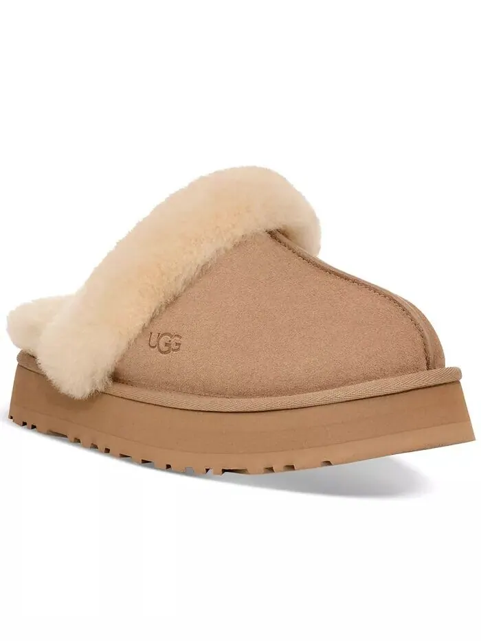 Женские тапочки Disquette UGG — изображение 1 из 5, бежевый