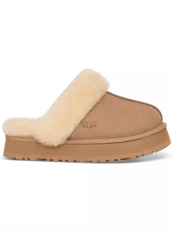 Женские тапочки Disquette UGG — изображение 2 из 5, бежевый