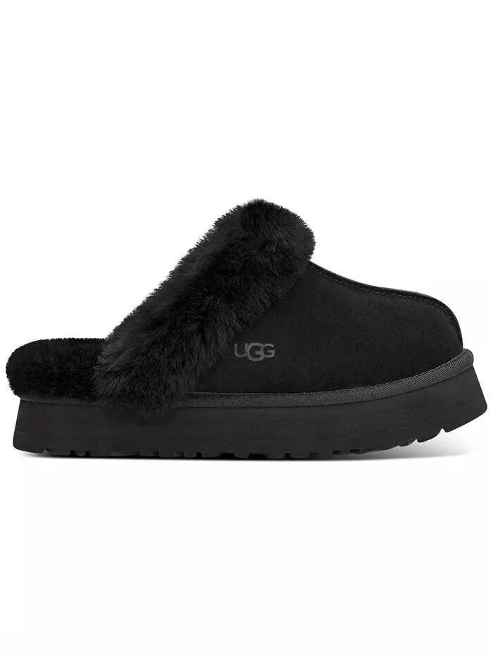 Женские тапочки-дискеты UGG® — изображение 2 из 5, черный