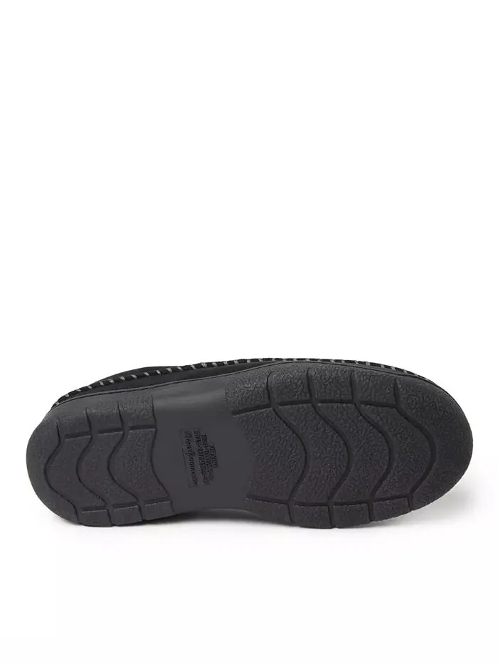Мужские мокасины Thompson Toe Clog House Shoe Slipper Dearfoams — изображение 3 из 6, черный