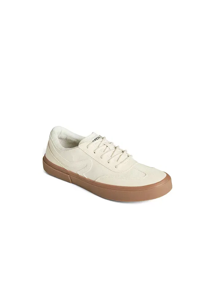 Мужские кроссовки Crossjack Court Textile Sperry — изображение 1 из 5, коричневый/бежевый