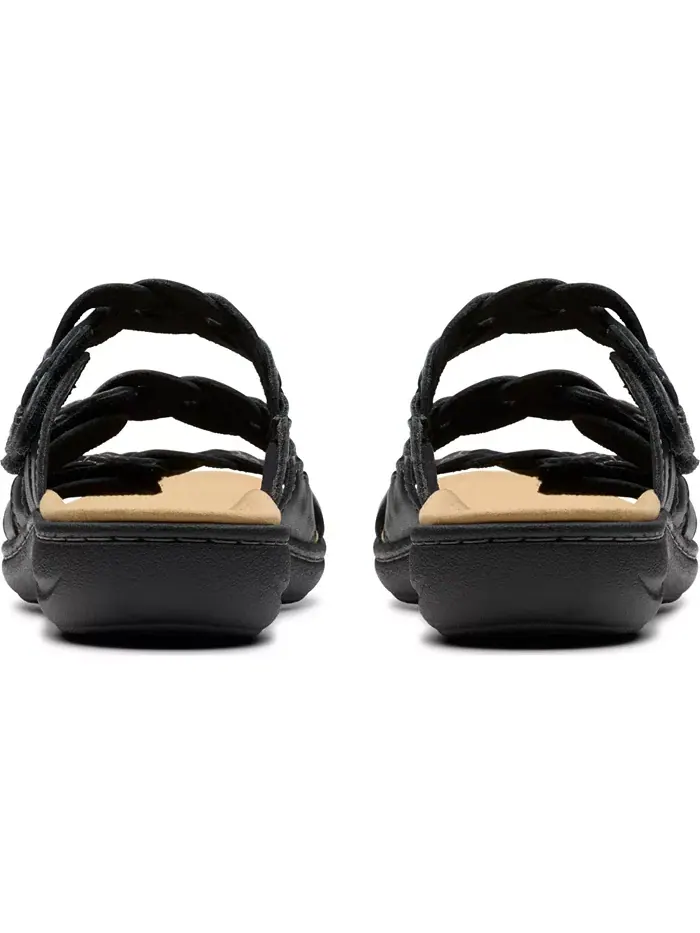 Сандалии женские Clarks Laurieann Rio без застежки на плоской подошве — изображение 6 из 8, черный