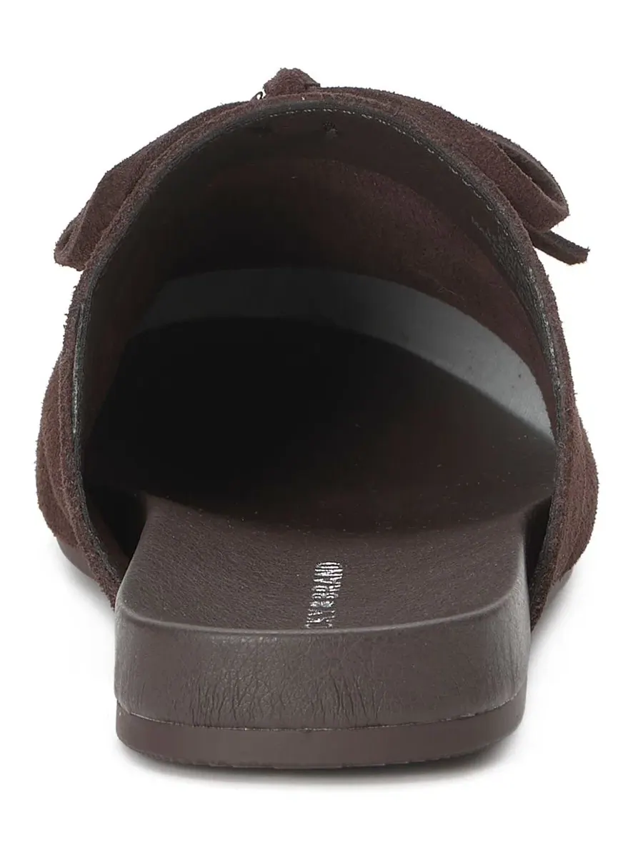 Женские сабо-мюли Dafina Bow Lucky Brand — изображение 3 из 5, шоколадный